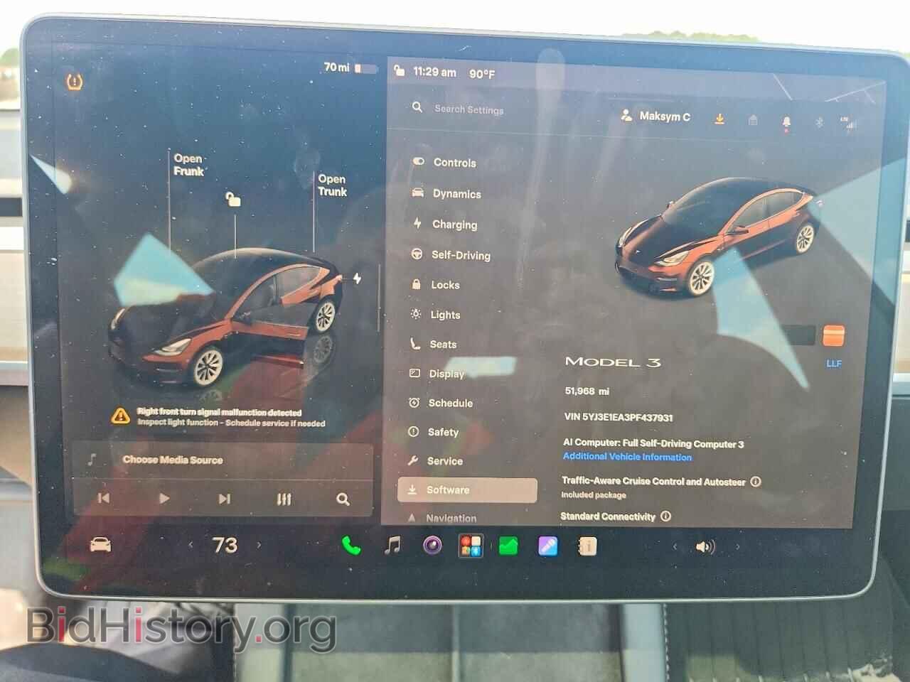 2023 TESLA MODEL 3 - VIN: 5YJ3E1EA3PF437931 - Фото 9