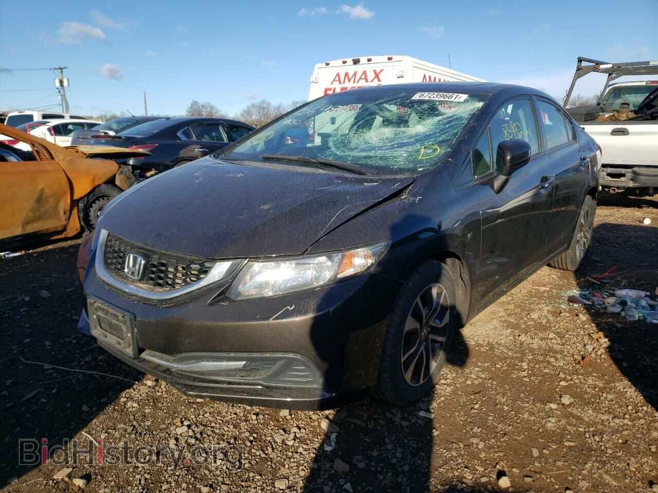 2014 HONDA CIVIC - VIN: 2HGFB2F87EH544965 - Фото 2