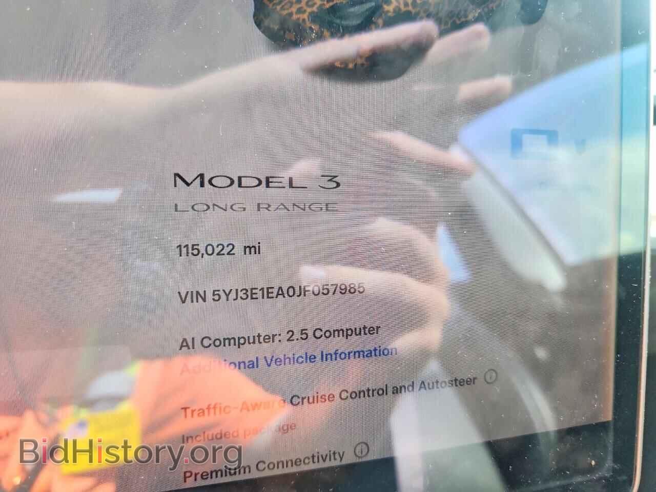 2018 TESLA MODEL 3 - VIN: 5YJ3E1EA0JF057985 - Photo 9