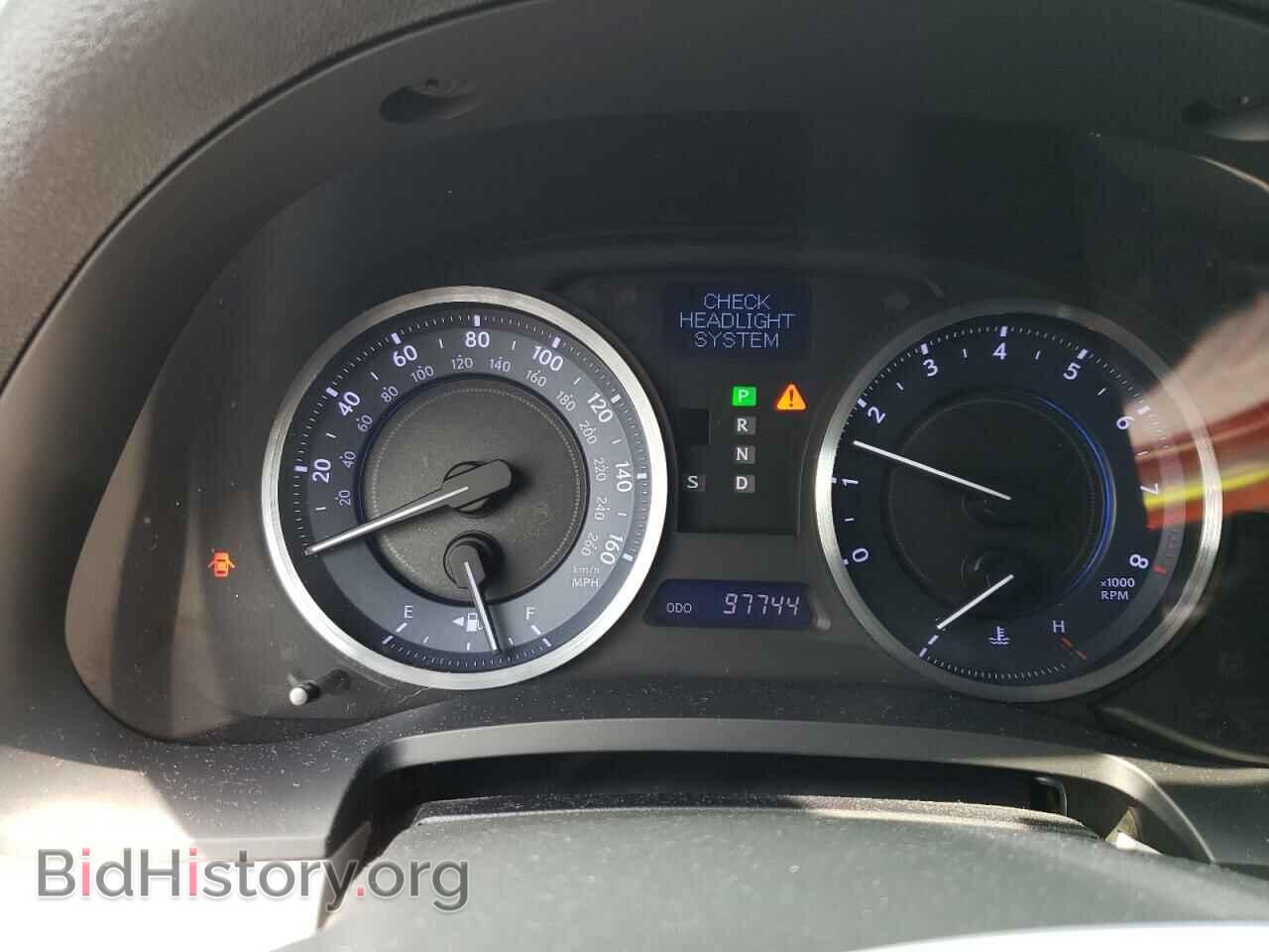 2012 LEXUS IS - VIN: JTHBF5C25C2102452 - Фото 9