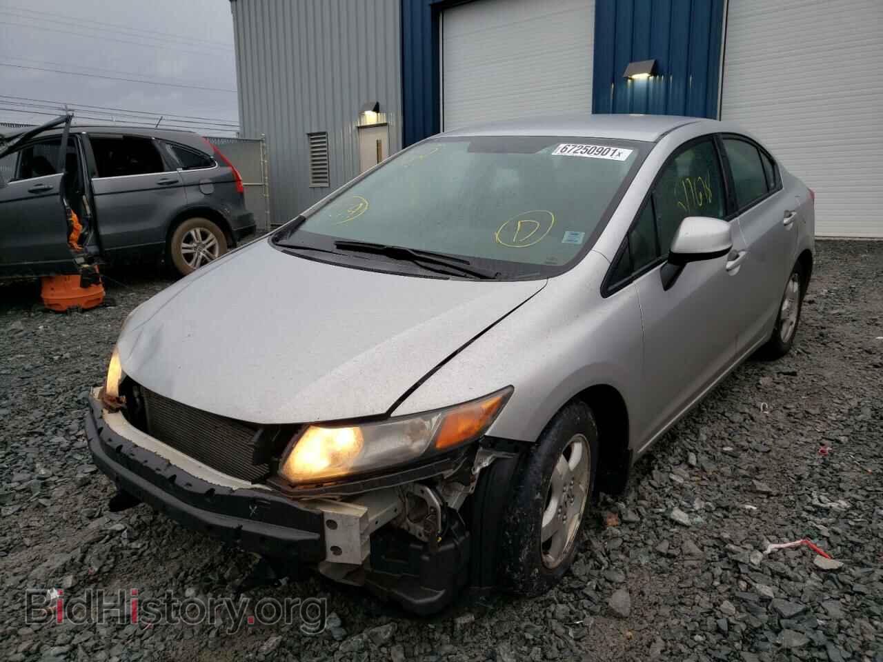 2012 HONDA CIVIC - VIN: 2HGFB2F40CH118853 - Фото 2