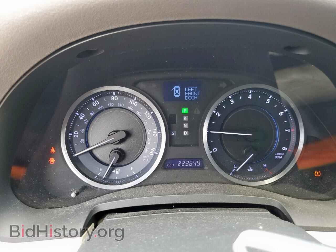 2012 LEXUS IS - VIN: JTHBF5C29C5181400 - Photo 9