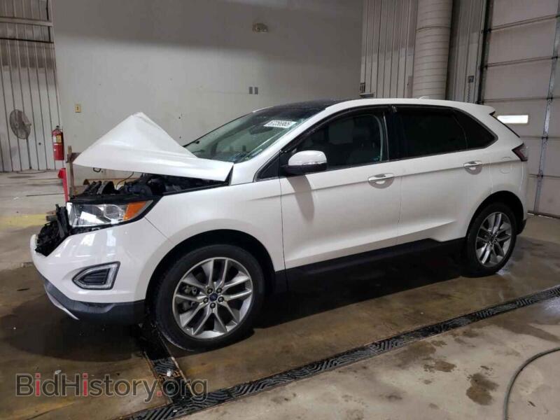 2018 Ford EDGE Titanium (VIN 2FMPK4K95JBB61709) — photo 1 of 15, Copart, damage: front end