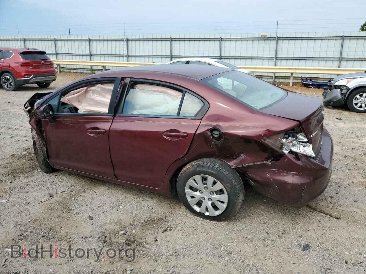 2012 HONDA CIVIC - VIN: 2HGFB2F55CH565008 - Фото 2