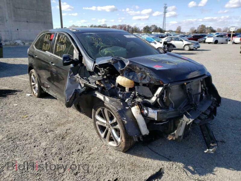 2015 Ford EDGE Edge Sport (VIN 2FMPK3AP1FBB25324) — photo 1 of 10, Copart, damage: front end
