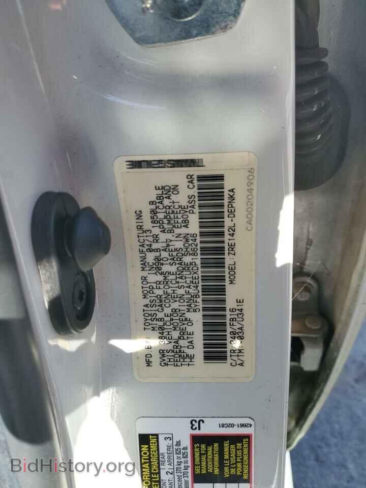 2013 TOYOTA COROLLA - VIN: 5YFBU4EEXDP186246 - Фото 13