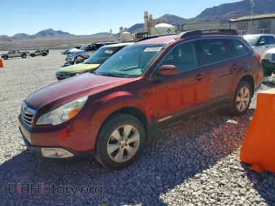 2011 Subaru OUTBACK 2.5I Premium, burgundy — VIN 4S4BRBCC4B3400656, Copart