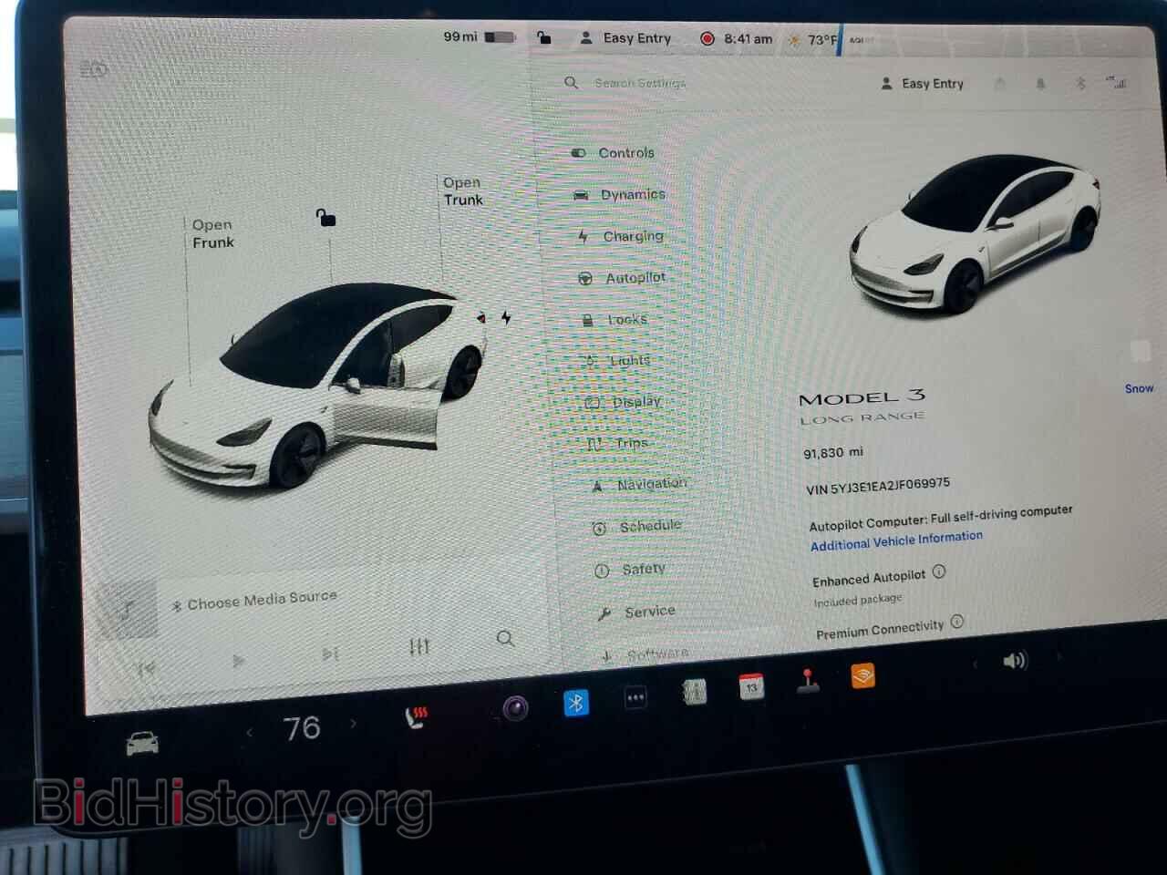 2018 TESLA MODEL 3 - VIN: 5YJ3E1EA2JF069975 - Фото 9