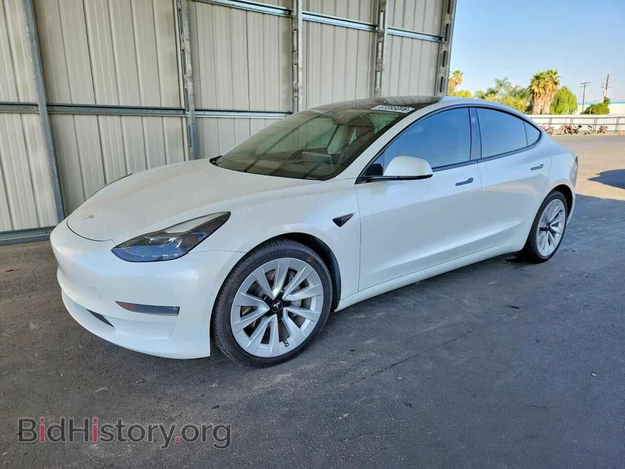 Photo 5YJ3E1EB7MF001295 - TESLA MODEL 3 2021