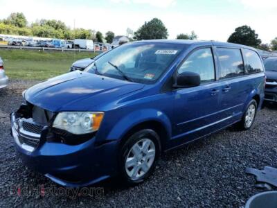 2011 Dodge CARAVAN Grand Cara, синий — VIN 2D4RN4DG6BR654875, Copart