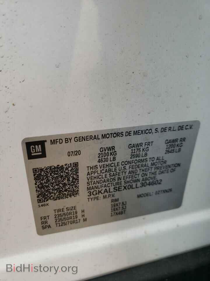 2020 GMC TERRAIN - VIN: 3GKALSEX0LL304602 - Фото 10