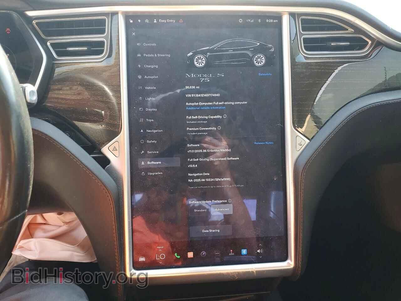 2016 TESLA MODEL S - VIN: 5YJSA1E14GF174940 - Photo 9