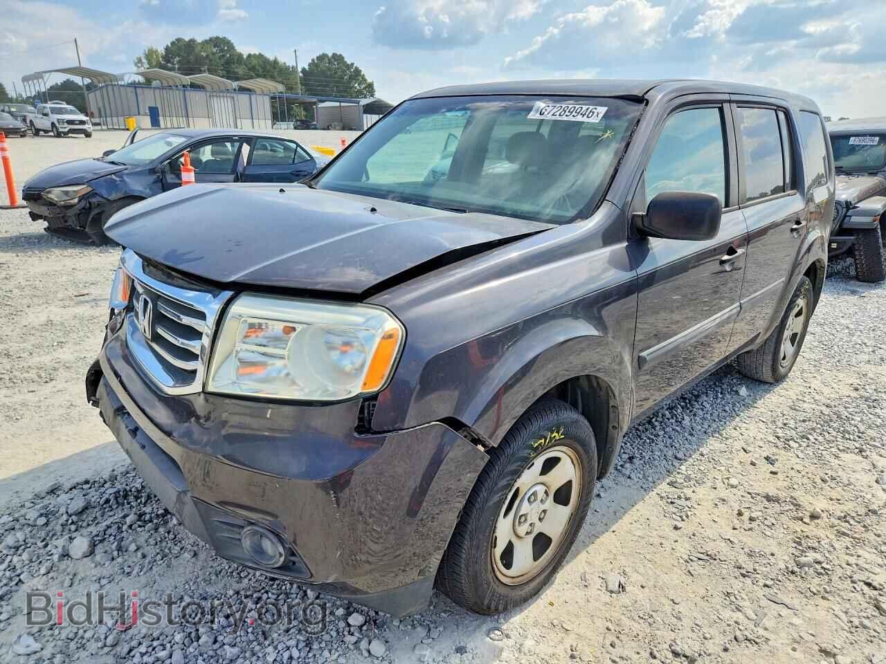 Фотография 5FNYF3H28CB037215 - HONDA PILOT 2012