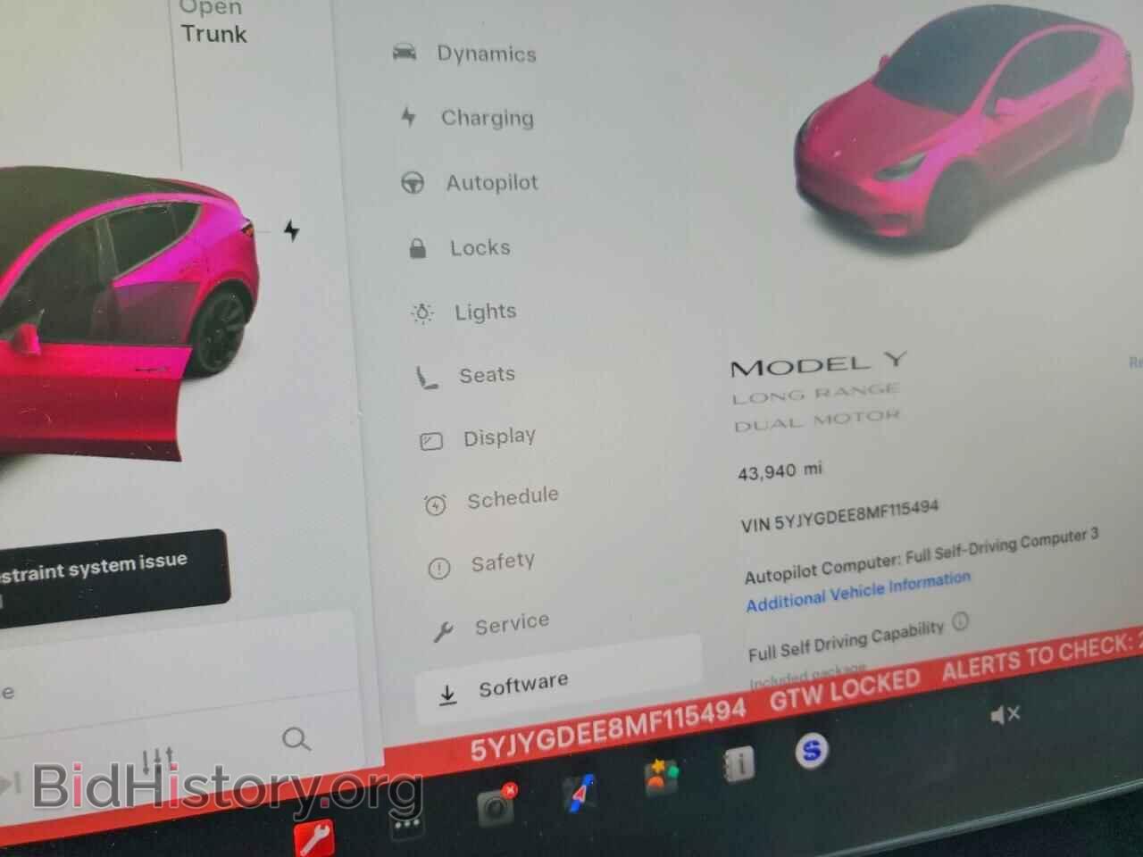 2021 TESLA MODEL Y - VIN: 5YJYGDEE8MF115494 - Photo 9