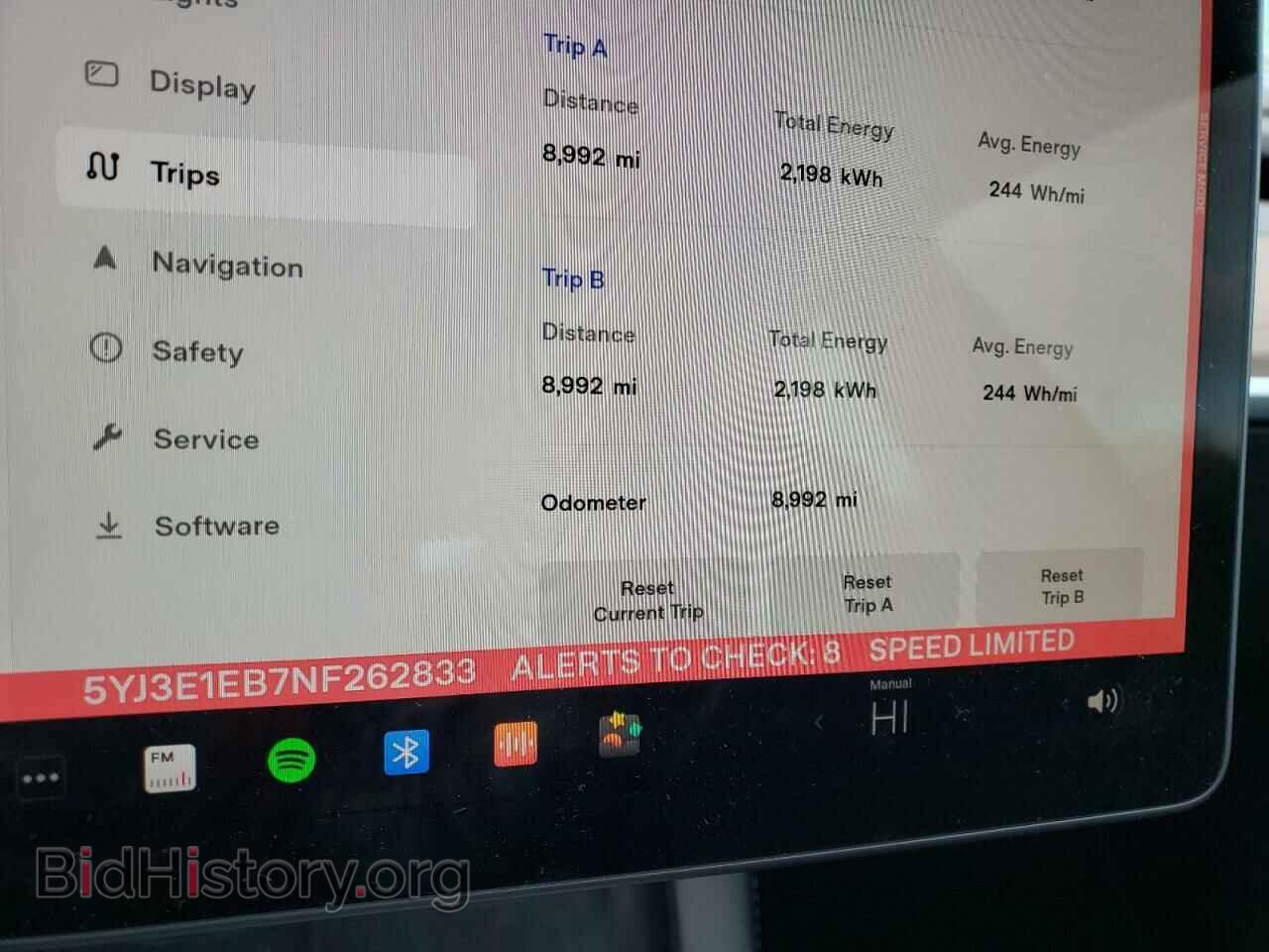 2022 TESLA MODEL 3 - VIN: 5YJ3E1EB7NF262833 - Photo 9