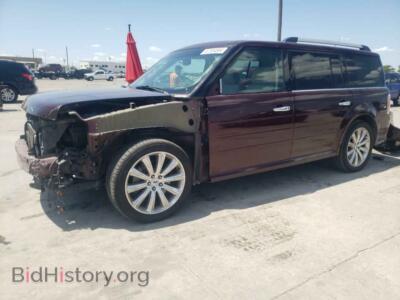 2019 Ford FLEX Limited, бордовый — VIN 2FMHK6DT3KBA00205, Copart