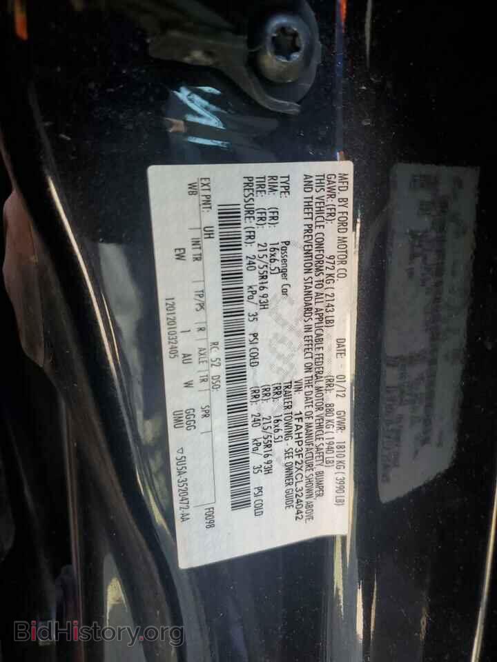2012 FORD FOCUS - VIN: 1FAHP3F2XCL324042 - Фото 12