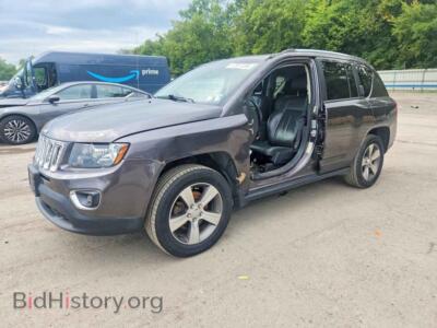 2017 Jeep COMPASS Latitude, gray — VIN 1C4NJDEBXHD152134, Copart