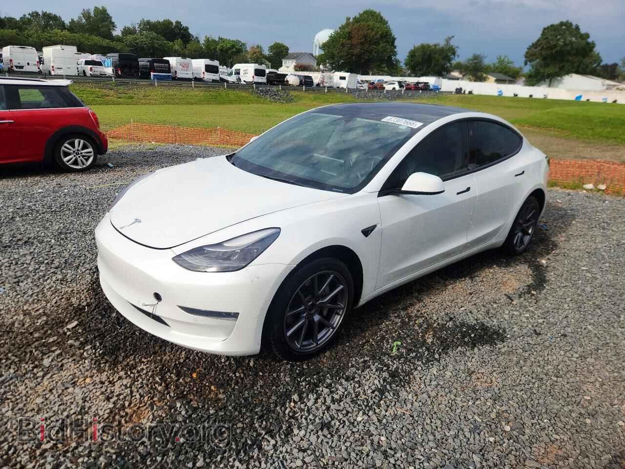 Photo 5YJ3E1EB6NF207192 - TESLA MODEL 3 2022
