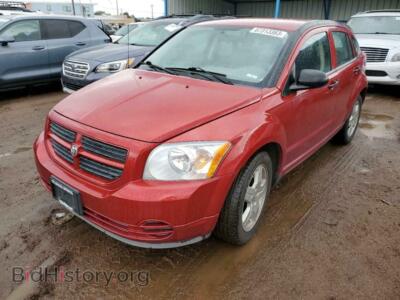 2008 Dodge CALIBER, красный — VIN 1B3HB28C48D788603, Copart