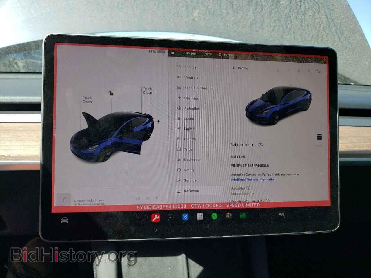 2023 TESLA MODEL 3 - VIN: 5YJ3E1EA3PF448038 - Фото 9