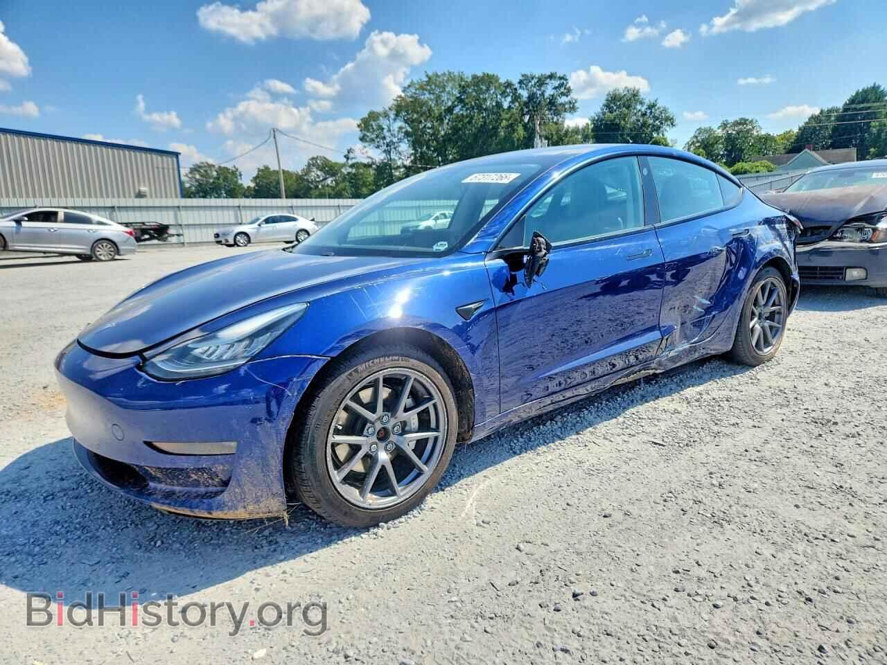 Photo 5YJ3E1EB5MF836828 - TESLA MODEL 3 2021