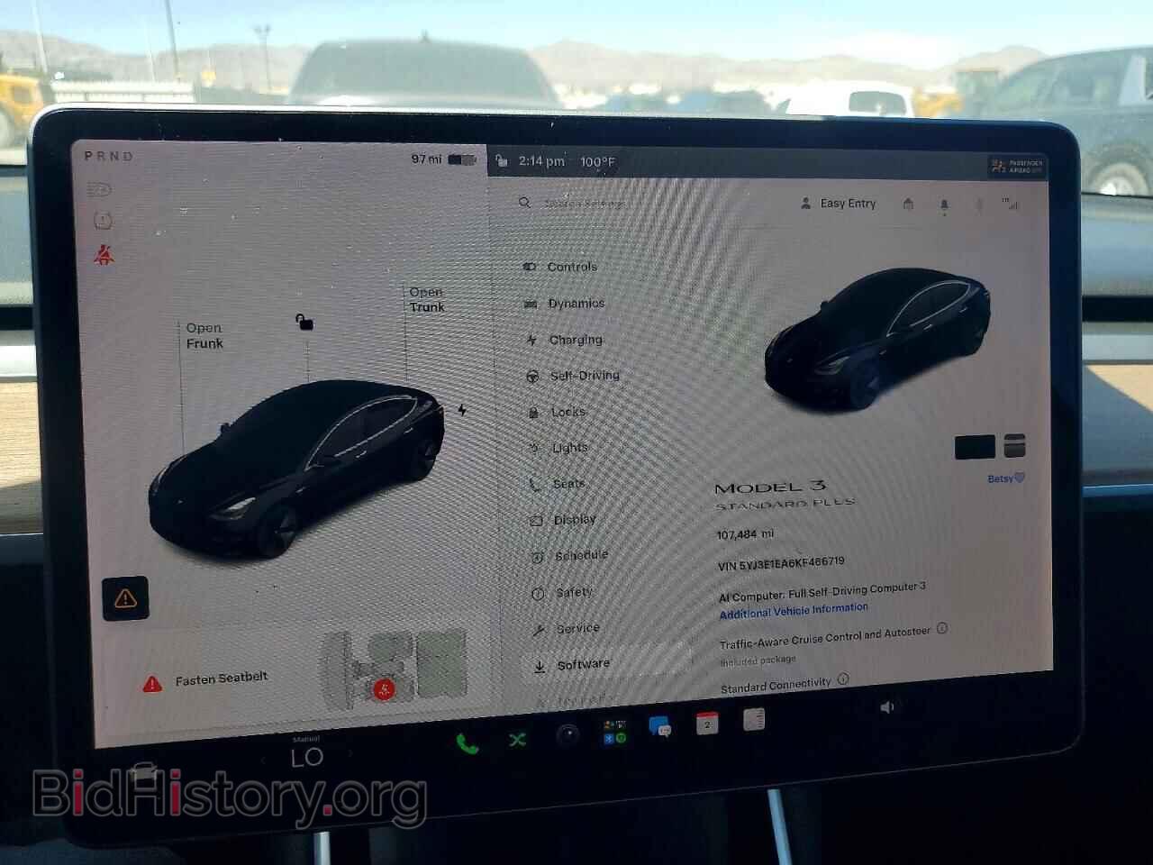 2019 TESLA MODEL 3 - VIN: 5YJ3E1EA6KF466719 - Фото 9