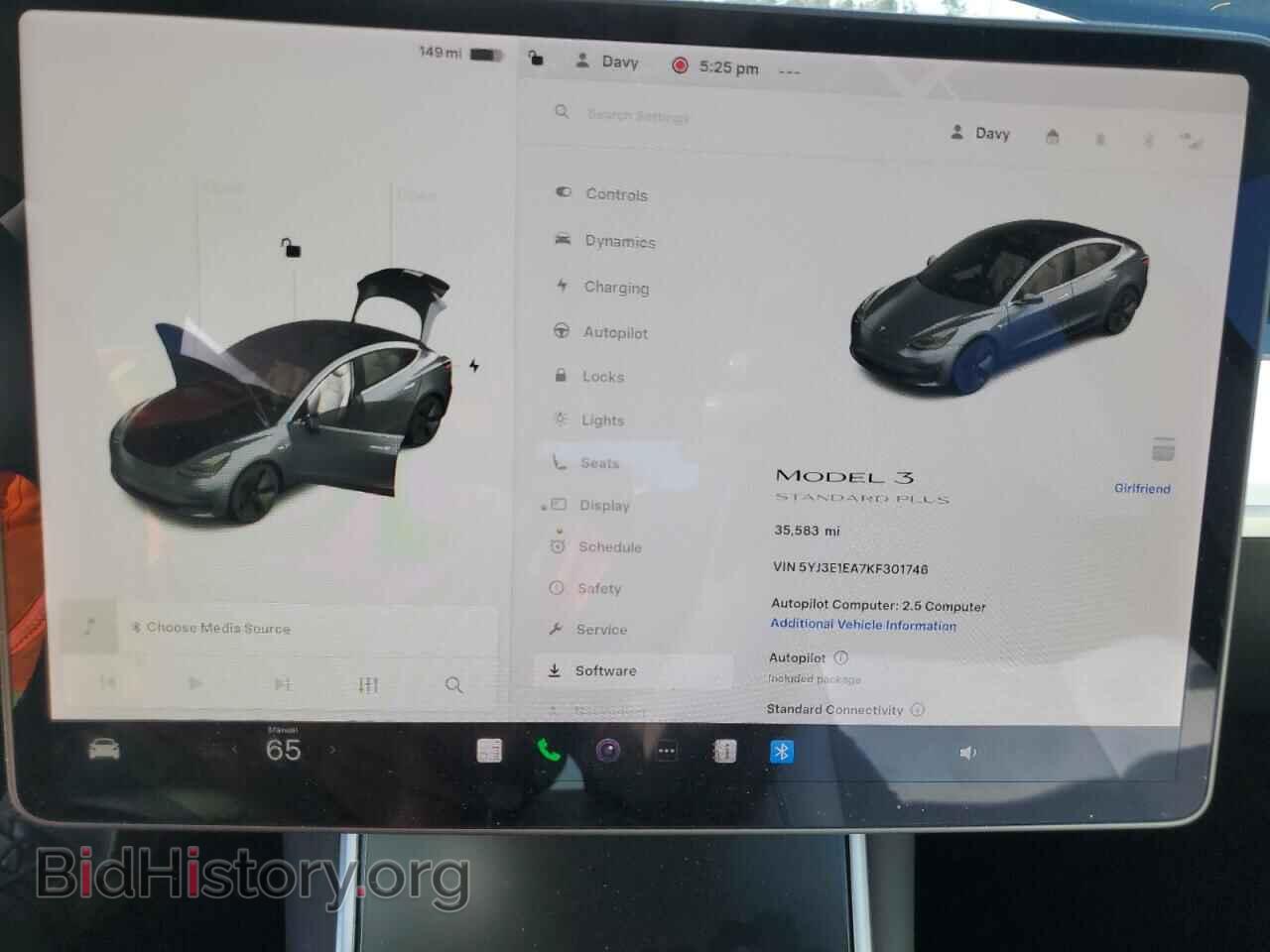 2019 TESLA MODEL 3 - VIN: 5YJ3E1EA7KF301746 - Photo 9