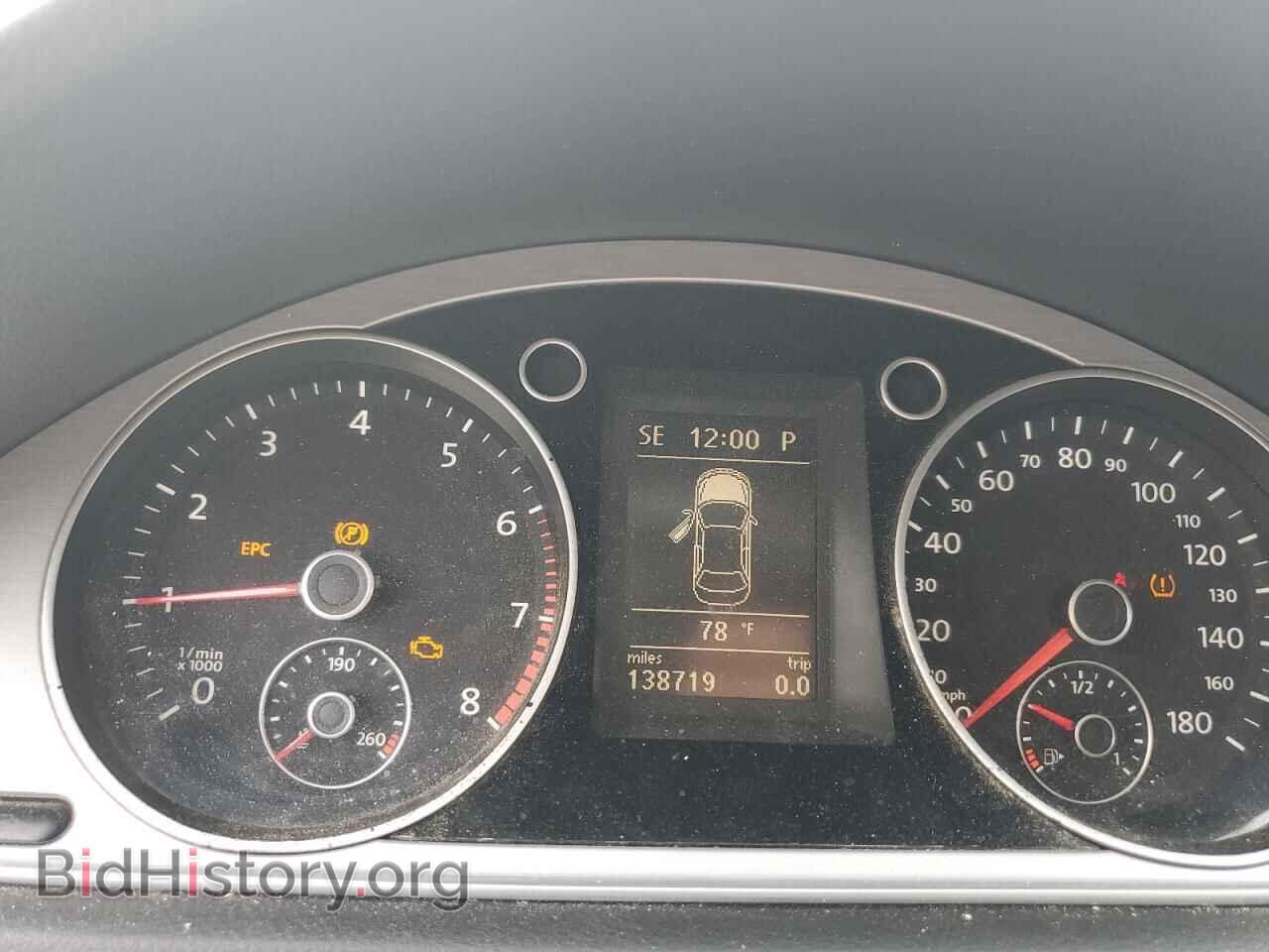 2013 VOLKSWAGEN CC - VIN: WVWBP7AN7DE505386 - Фото 9
