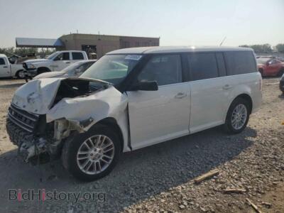 2013 Ford FLEX Flex SEL, белый — VIN 2FMGK5C84DBD20493, Copart