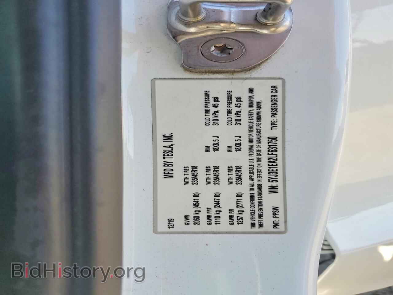 2020 TESLA MODEL 3 - VIN: 5YJ3E1EA2LF631750 - Photo 12