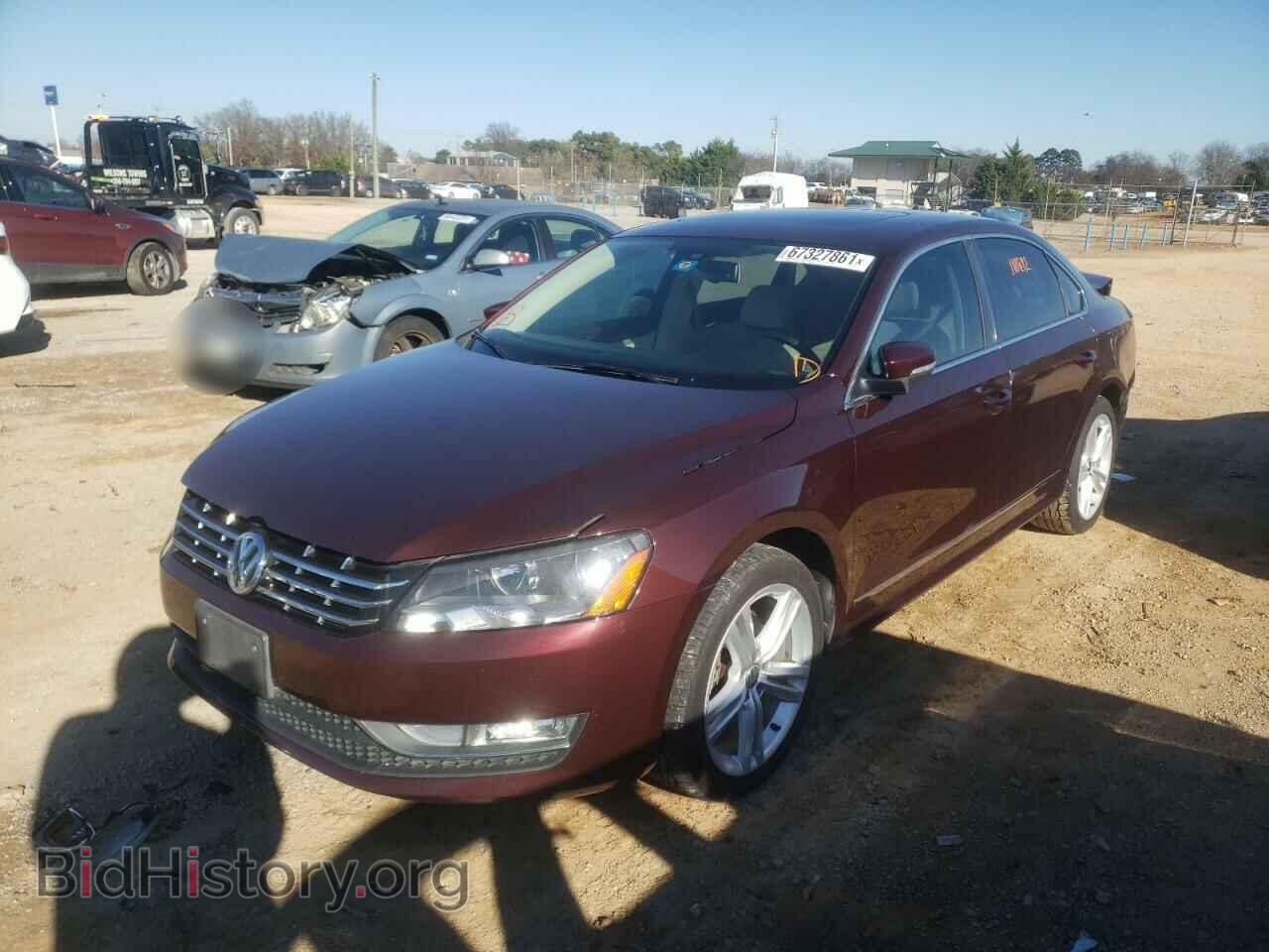 2013 VOLKSWAGEN PASSAT - VIN: 1VWCN7A30DC012392 - Фото 2