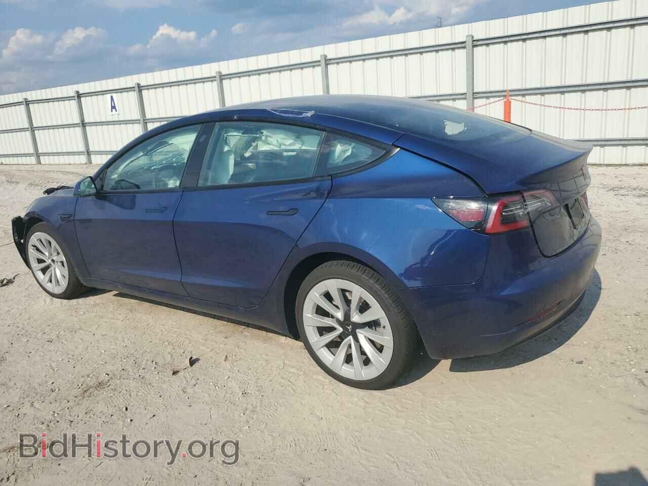 2022 TESLA MODEL 3 - VIN: 5YJ3E1EA0NF192129 - Фото 2
