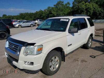 2008 Ford EXPLORER XLT, белый — VIN 1FMEU73E78UA65552, Copart