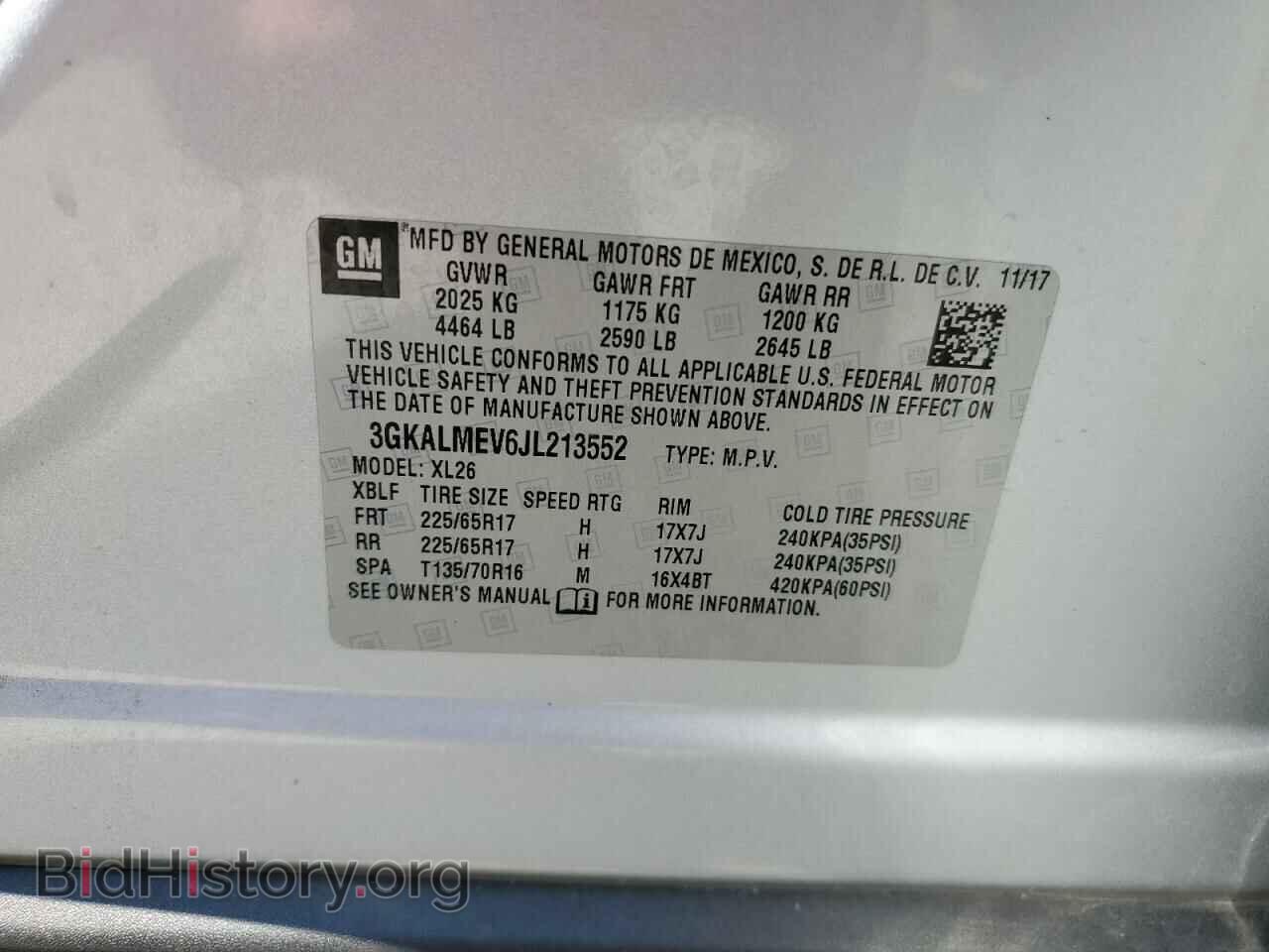 2018 GMC TERRAIN - VIN: 3GKALMEV6JL213552 - Фото 13
