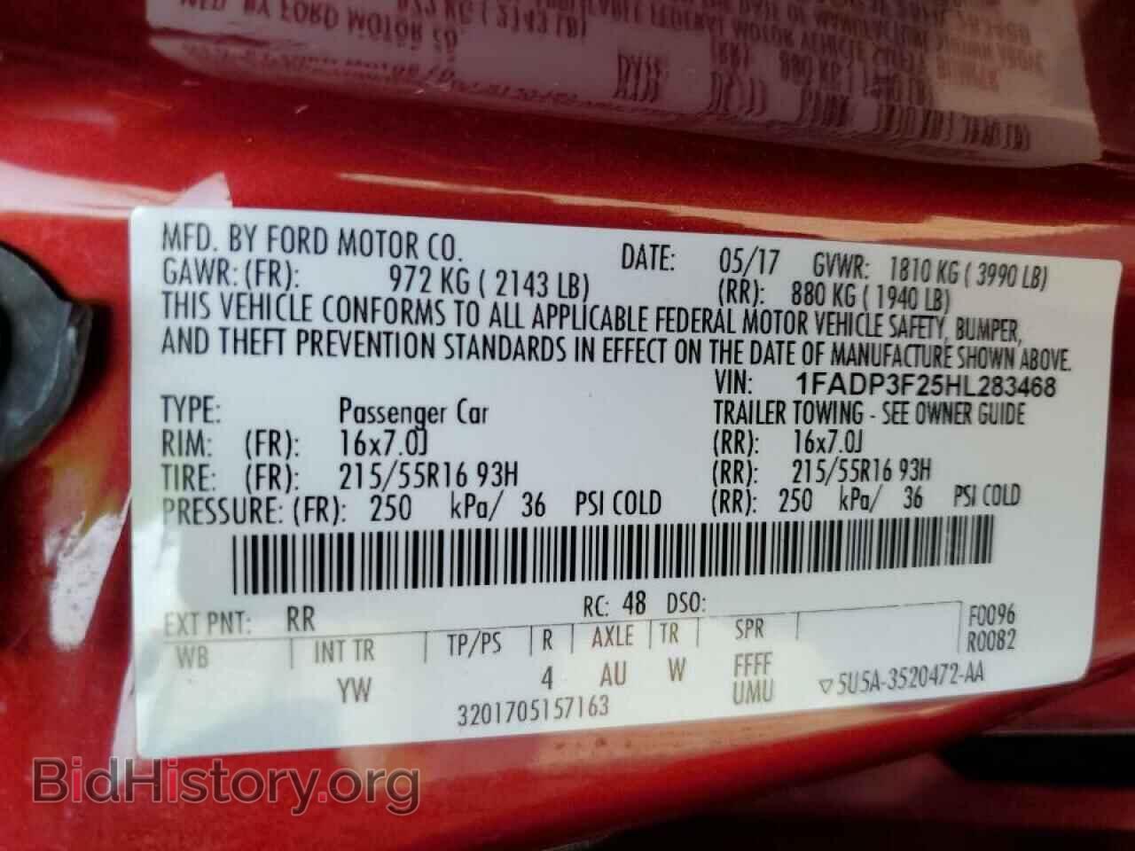 2017 FORD FOCUS - VIN: 1FADP3F25HL283468 - Photo 12