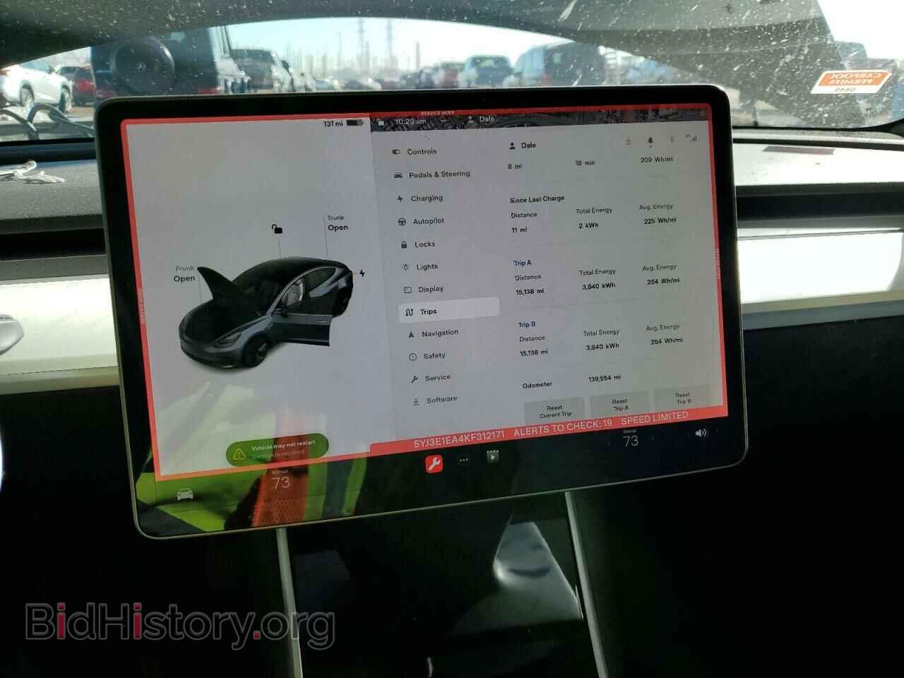 2019 TESLA MODEL 3 - VIN: 5YJ3E1EA4KF312171 - Фото 9