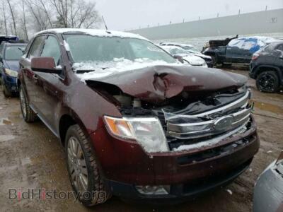 2010 Ford EDGE Edge Limit, burgundy — VIN 2FMDK4KC1ABB40953, Copart