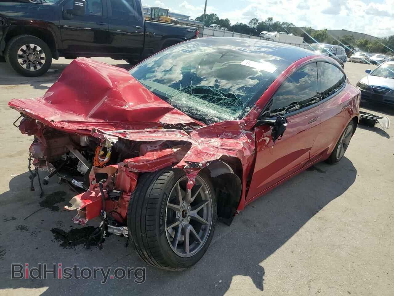Photo 5YJ3E1EAXMF092196 - TESLA MODEL 3 2021