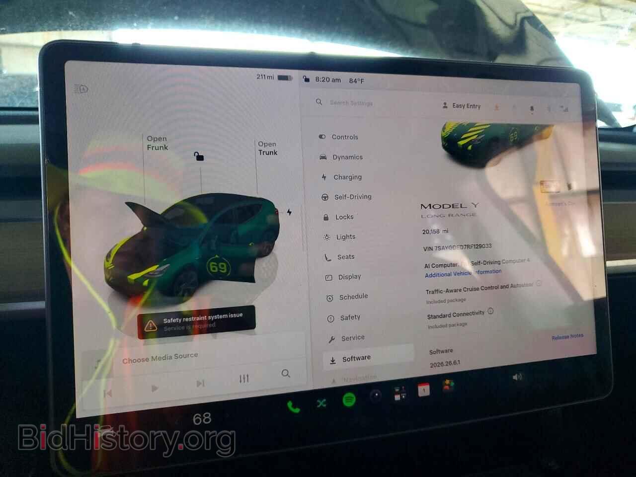 2024 TESLA MODEL Y - VIN: 7SAYGDED7RF129033 - Photo 9