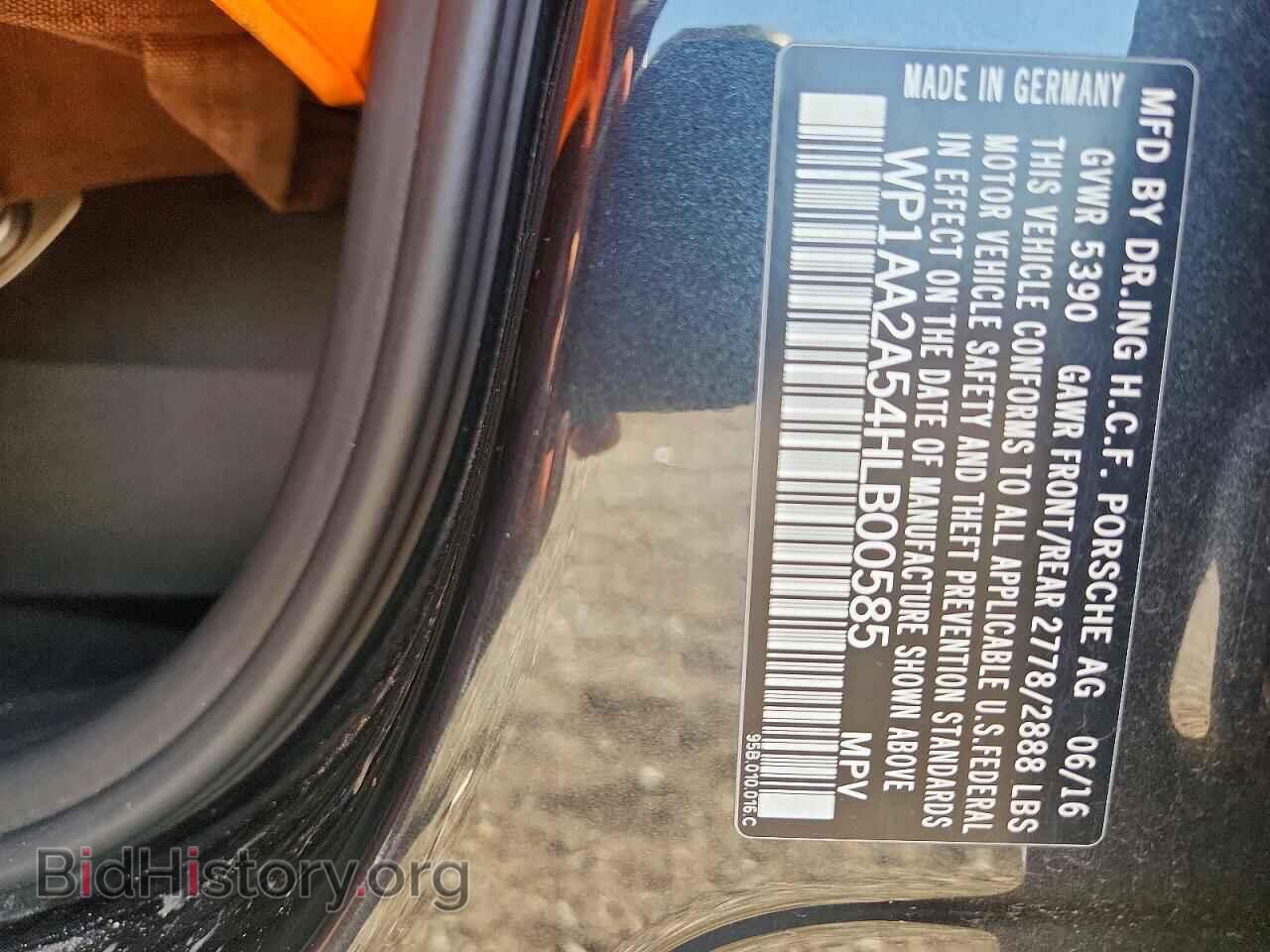2017 PORSCHE MACAN - VIN: WP1AA2A54HLB00585 - Photo 13