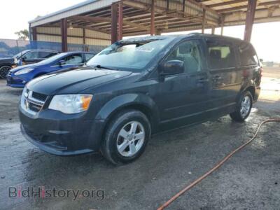 2013 Dodge CARAVAN SXT, black — VIN 2C4RDGCG9DR551150, Copart