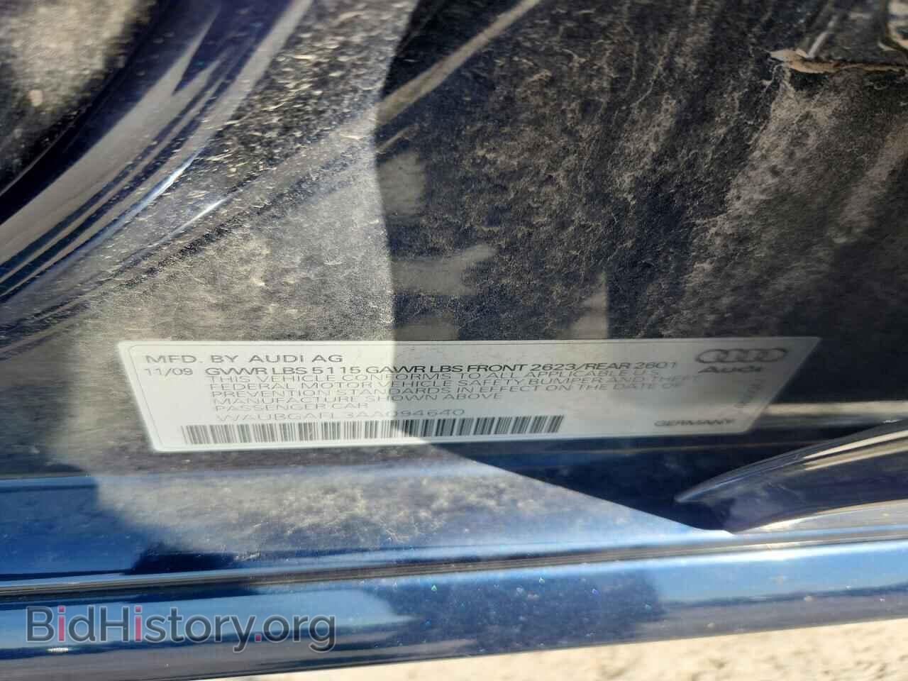 2010 AUDI S4/RS4 - VIN: WAUBGAFL3AA094640 - Фото 12