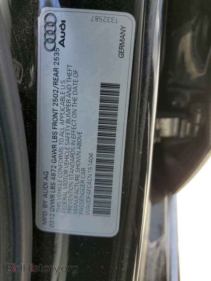 2012 AUDI A6 - VIN: WAUDFAFC4CN151404 - Фото 12