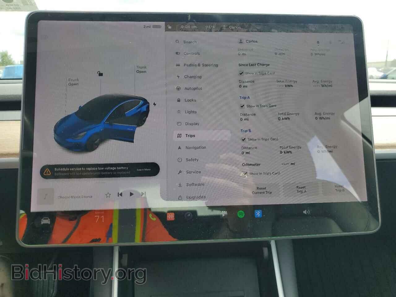 2019 TESLA MODEL 3 - VIN: 5YJ3E1EA9KF190424 - Photo 9
