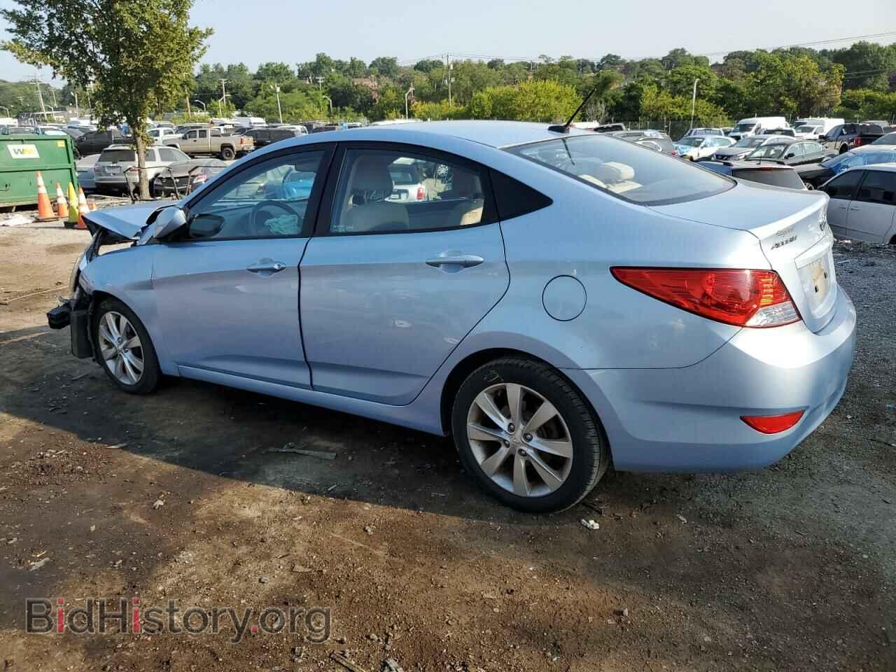 2013 HYUNDAI ACCENT - VIN: KMHCU4AEXDU355268 - Фото 2