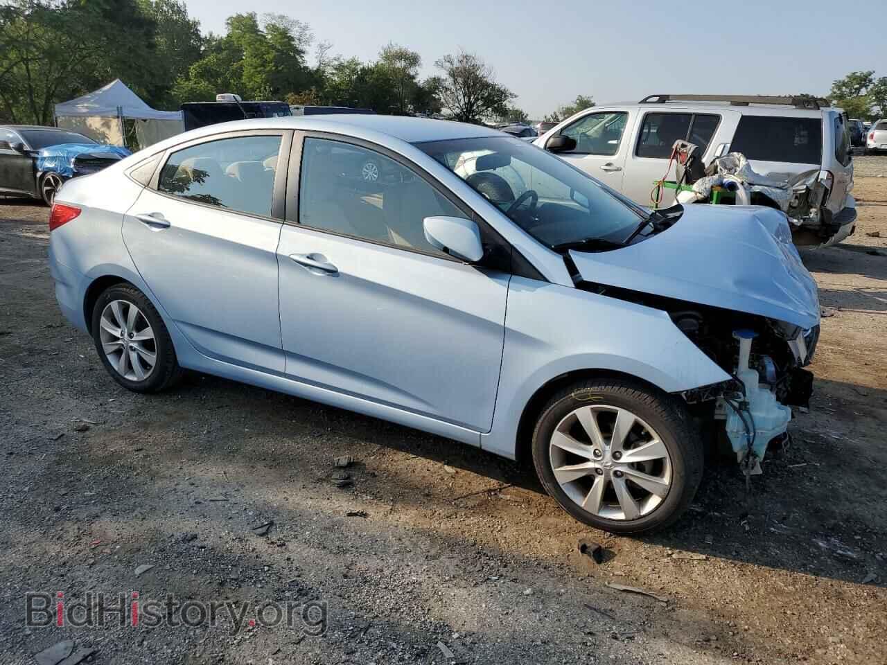 2013 HYUNDAI ACCENT - VIN: KMHCU4AEXDU355268 - Фото 4