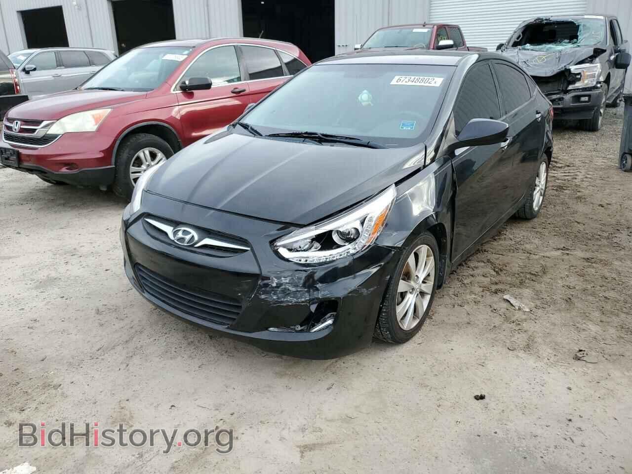 2014 HYUNDAI ACCENT - VIN: KMHCU4AE2EU595481 - Фото 2