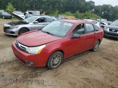 2011 Ford FOCUS SE, красный — VIN 1FAHP3FN1BW156797, Copart