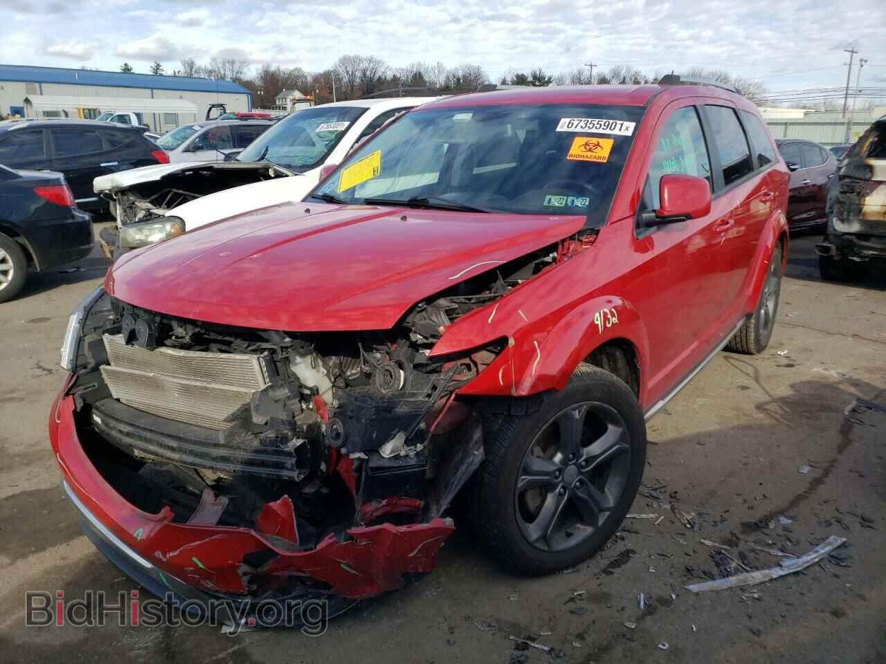 2015 DODGE JOURNEY - VIN: 3C4PDCGBXFT552337 - Фото 2
